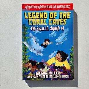 The Legend of the Coral Caves Graphic Novel Minecraft Book Comicbook S.Q.U.I.D.